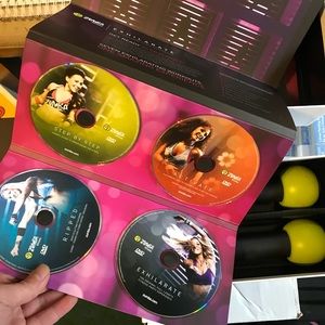 Zumba dvd work out set